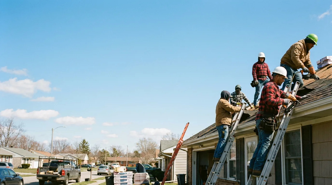 Roofing in Briggsville, WI near me